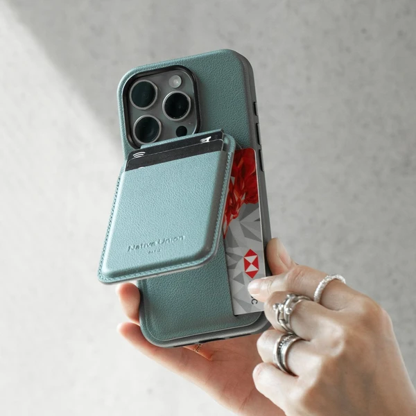 Native Union Active Wallet Stand MagSafe peňaženka zelená - Peňaženky - Obrázok 531A000P01