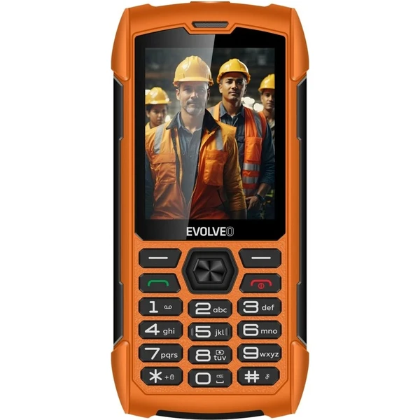 EVOLVEO StrongPhone H1 vodotesný odolný Dual SIM telefón oranžový - Mobilné telefóny - Obrázok 533F000P01