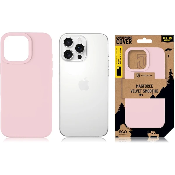 Tactical MagForce Velvet Smoothie Kryt pre Apple iPhone 16 Pro Max Pink Panther - Puzdra - Obrázok 536c0420e75344bebfa8771a97343969