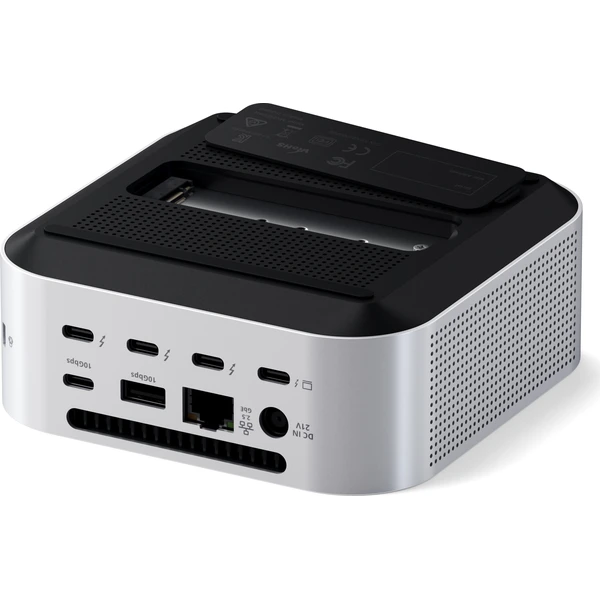 Satechi Thunderbolt 5 CubeDock s SSD Enclosure dokovacia stanica (140W) strieborná - Dokovacie stanice - Obrázok 5371de4784f24bb8a5bdc26c7e6b7dfd