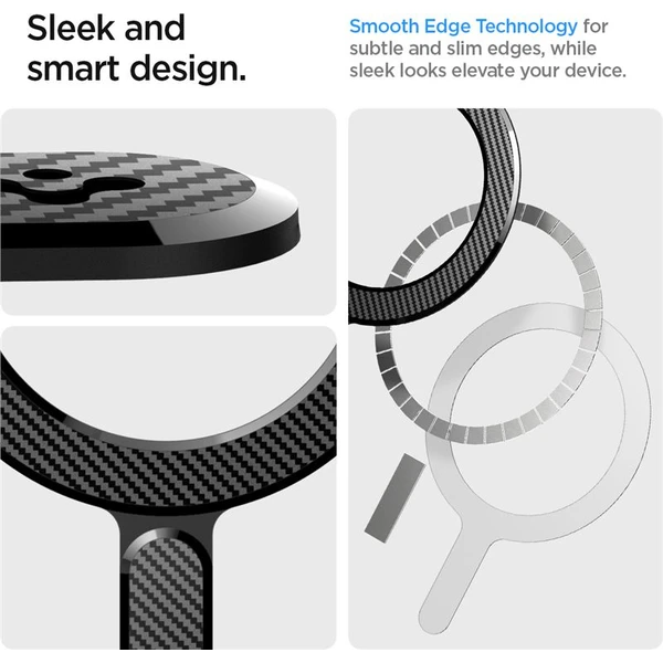 Spigen OneTap Ring Magnetic Plate nalepovací MagSafe krúžok karbónový - Vychytávky - Obrázok 53790fe155744e08817b3b2ad7865288