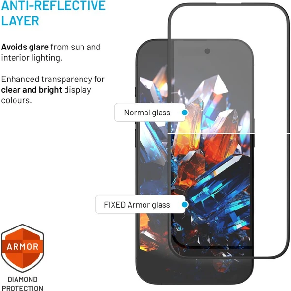 FIXED Armor 2,5D sklo s Anti-dust a AR vrstvou Samsung Galaxy S26 Ultra čierne - Ochranné fólie a sklo - Obrázok 538027fd748e4ecd987b8f8bcd0bb6da