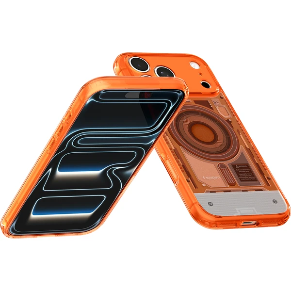 Spigen Ultra Hybrid MagSafe kryt iPhone 18 Pro Max/17 Pro Max c-one tangerine - Puzdra - Obrázok 5384b637d3544e669d404169de9199e5