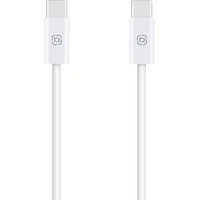 OBAL:ME LongRun USB-C/USB-C kábel 60W 2m biely - Káble a redukcie