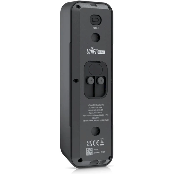 Ubiquiti UniFi G4 Doorbell Pro čierna - IP kamery - Obrázok 53D9000K01