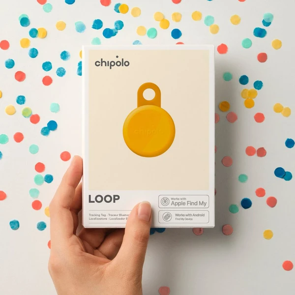 Chipolo LOOP Bluetooth lokátor medový - Lokátory - Obrázok 53DJ000K01