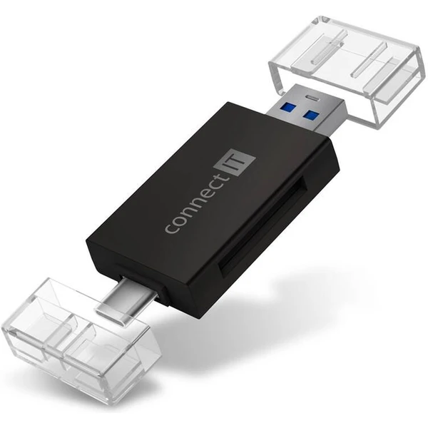 CONNECT IT USB-C/USB-A čítačka kariet - Čítačky pamäťových kariet - Hlavný obrázok