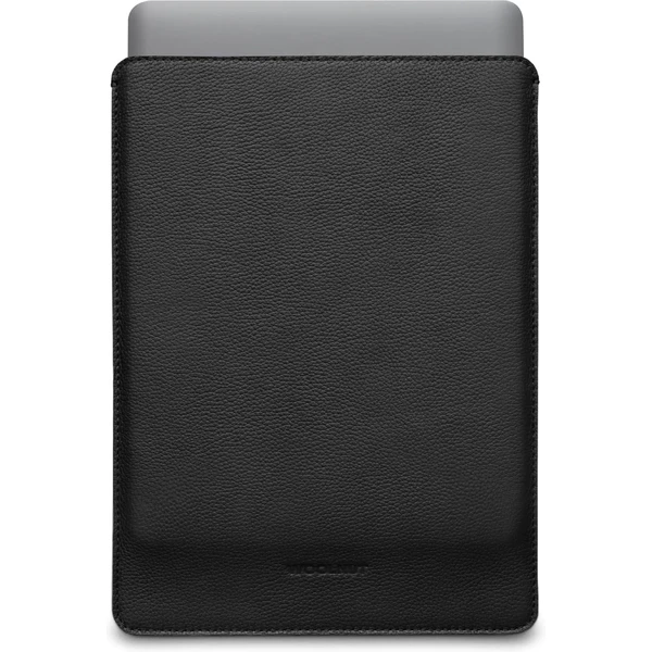 Woolnut Leather Sleeve kožené puzdro MacBook Pro 13"/MacBook Air 13" čierne - Puzdra - Hlavný obrázok