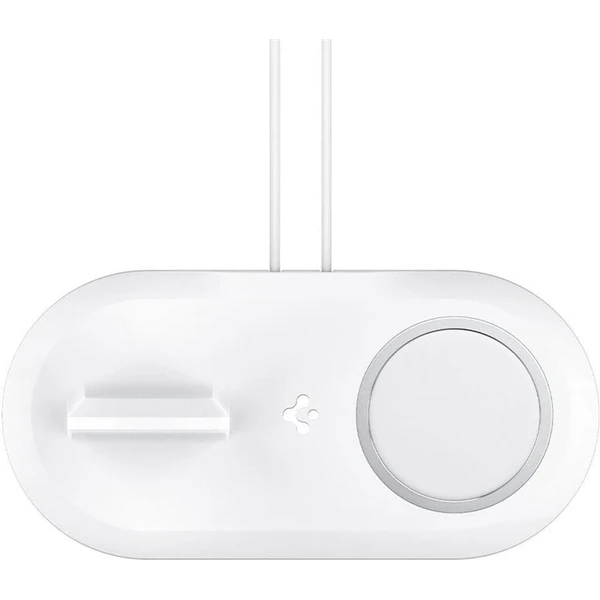 Spigen 2v1 MagFit Duo stojanček pre Apple Watch a iPhone biely - Stojany - Obrázok 53ae242d8c95497b8113bd7179b8cfde