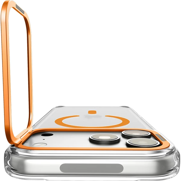 Spigen Ultra Hybrid Optik S MagSafe kryt iPhone 18 Pro Max/17 Pro Max priehľadný oranžový - Puzdra - Obrázok 53b6292618a0476a8cc814dafda92aa9