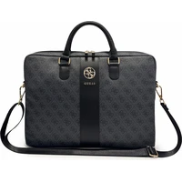 Guess PU 4G Stripe Metal Logo taška na notebook 16" černá - Puzdra