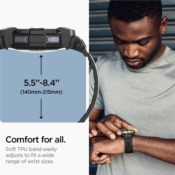 Spigen Rugged Armor Pre púzdro Samsung Galaxy Watch7 (44mm) matne čierne - Puzdra - Obrázok 54178f238bff47b6bba95f6ee6e840fe