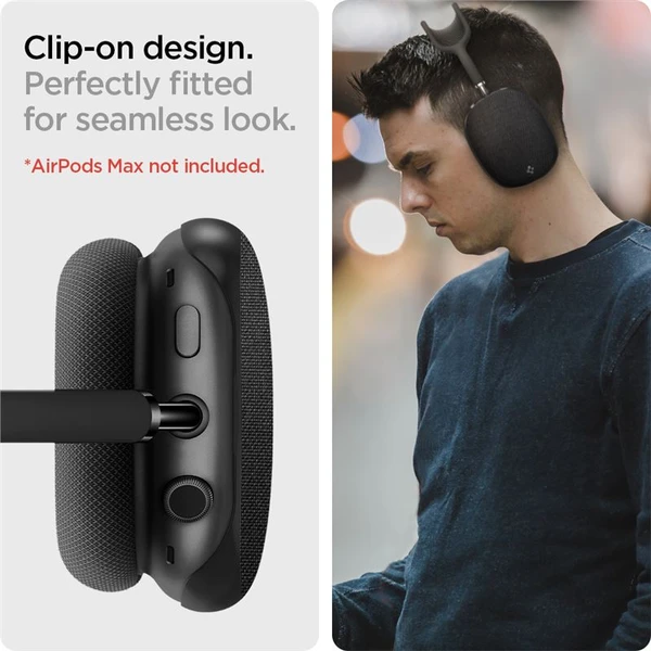 Spigen Urban Fit kryty na AirPods Max čierne - Puzdra - Obrázok 5428abe00f454ba28b323bc6737570d4
