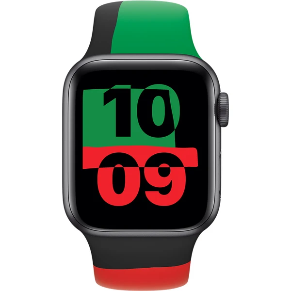 Apple Watch 41/40/38mm športový remienok Black Unity S/M - Remienky - Obrázok 5429000601