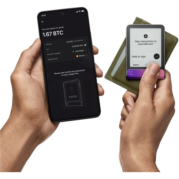 Ledger Flex krypto peňaženka (iOS/Android/MacOS/Windows/Linux) Crimson Magenta - Krypto peňaženky - Obrázok 543fe884b81b4280b0edd0d960f2a865