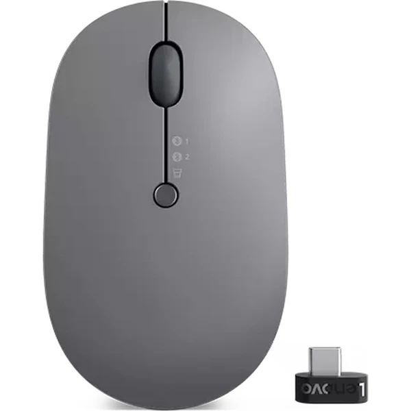 Lenovo Go multi device bezdrátová myš šedá - Myši - Hlavný obrázok