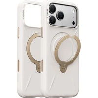 Torras OStand Q3 Silicone MagSafe kryt iPhone 18 Pro biely - Puzdra