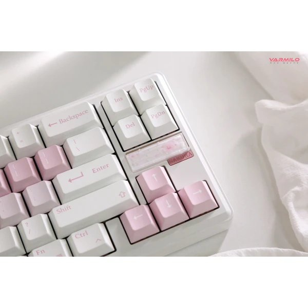 Varmilo Sword68 Kailh Prestige Voice (US) Sakura - Klávesnice - Obrázok 546F000L01