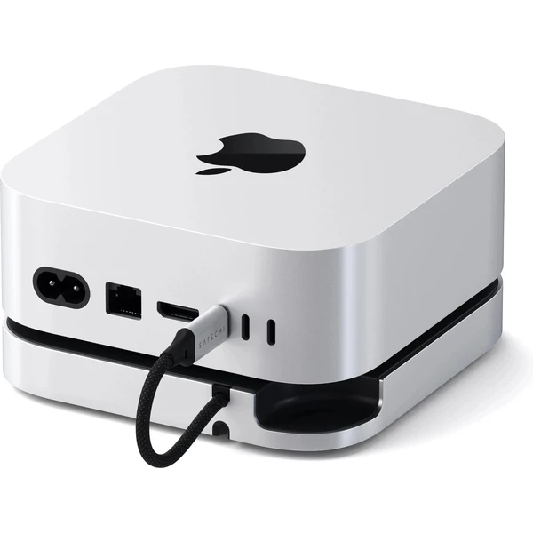 Satechi Mac Mini M4 Stand & Hub s SSD Enclosure biely - USB huby - Obrázok 54BF000O01