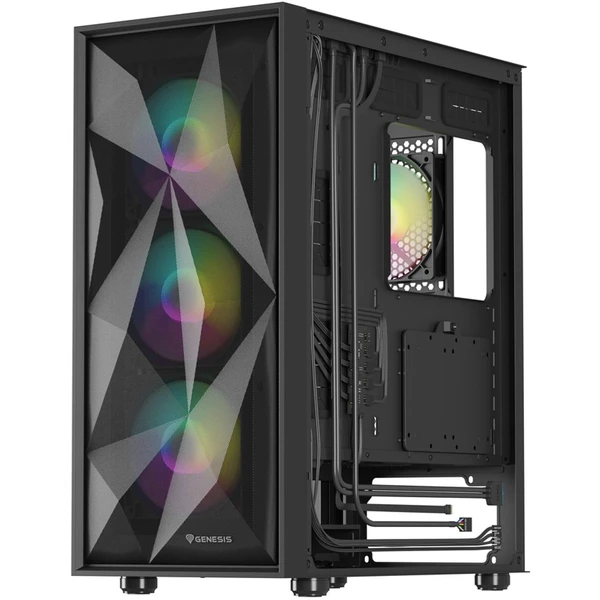 Genesis Diaxid 605 ARGB čierna - Počítačové skrine - Obrázok 54P4000P01