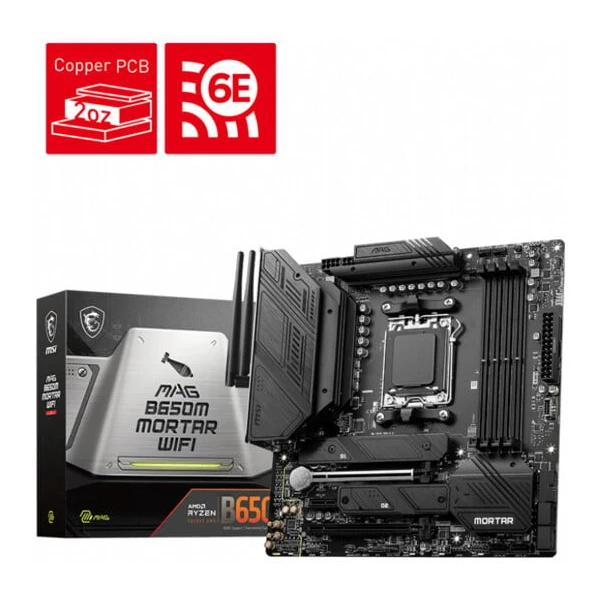MSI MAG B650 MORTAR WIFI - AMD B650 - Základné dosky - Obrázok 54XI300401