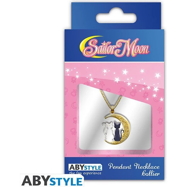 Náhrdelník Sailor Moon - Cats on the Moon - Prívesky a náhrdelníky - Obrázok 54YM000K01