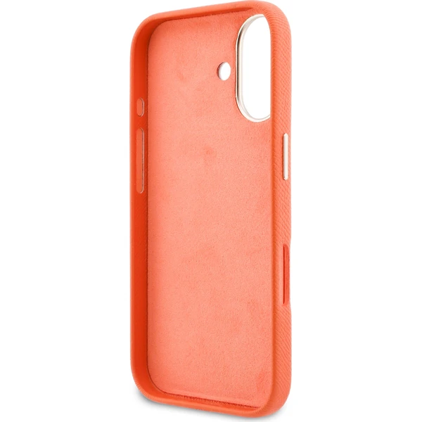 Guess PU Resin Logo kryt iPhone 17 oranžový - Puzdra - Obrázok 54bad949e04641d3a88cf8c3a9cea5d3