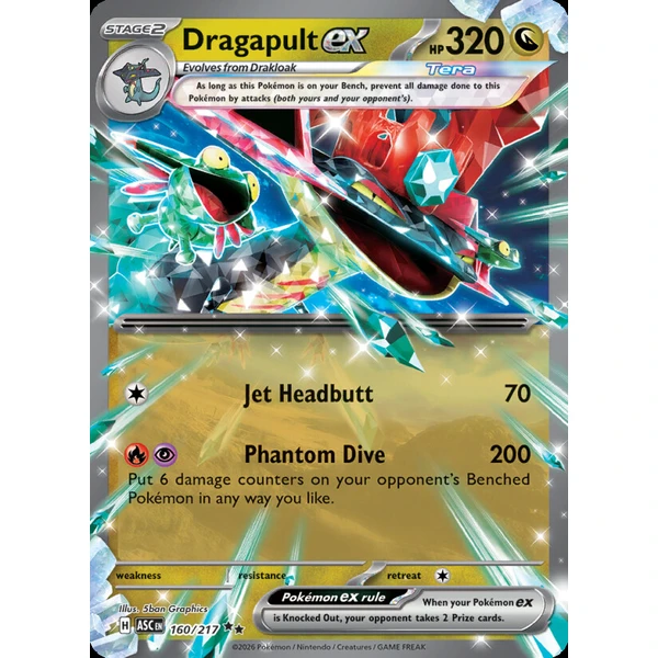 Dragapult ex (ASC 160) - Ascended Heroes [Holo] - Kusové karty - Hlavný obrázok