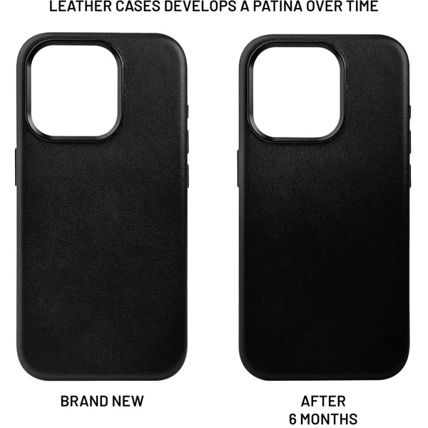 FIXED MagLeather kožený kryt s MagSafe Apple iPhone 16 Plus čierny - Puzdra - Obrázok 54dec8423afa4d5d9ed970f13e6046fa