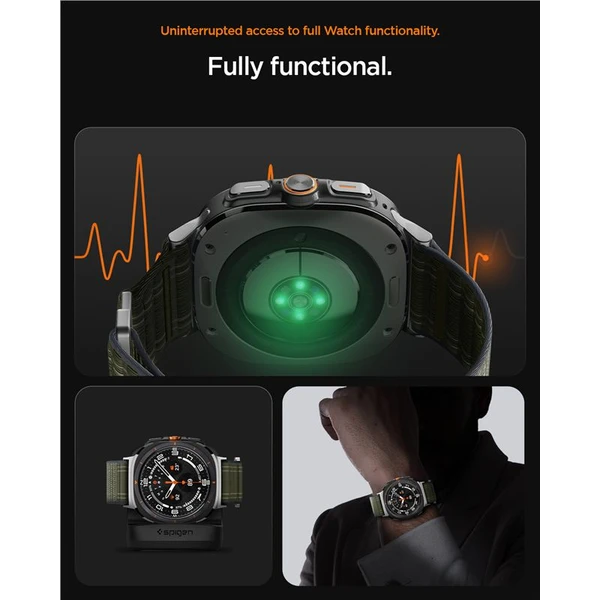 Spigen Fabric Band remienok (hook-and-loop) Samsung Galaxy Watch Ultra 47mm zelený - Remienky - Obrázok 54e5ae2966ca434db1bbca97d97a4e2b