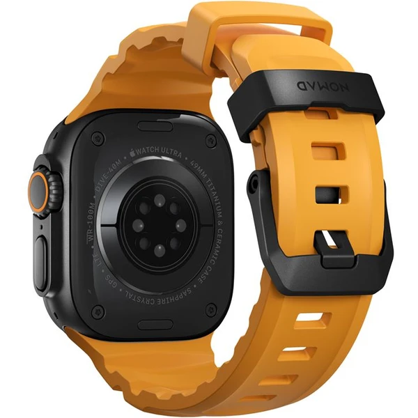 Nomad Rocky Point Band remienok Apple Watch 49/45/44/42mm čierny/oranžový - Remienky - Obrázok 54f32f27bd84465a8a436b55c79ce4ff
