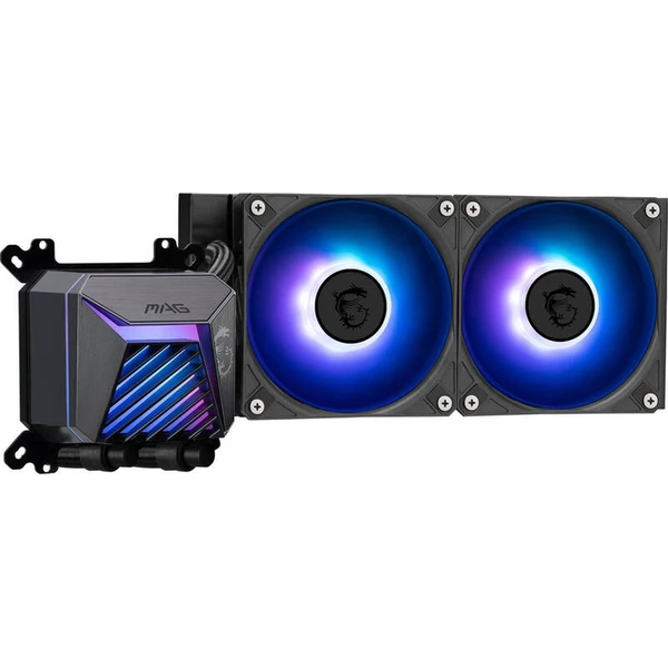 MSI MAG CORELIQUID A15 240 2x120mm ARGB vodný chladič - Chladiče - Obrázok 550N000K01