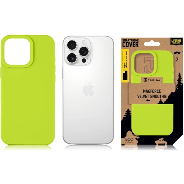 Tactical MagForce Velvet Smoothie Kryt pre Apple iPhone 16 Pro Max Avocado - Puzdra - Obrázok 55184b637dbe48c4996e841d71b2e560