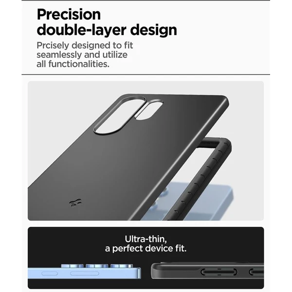 Spigen Thin Fit MagSafe kryt Samsung Galaxy S25 Ultra čierny - Puzdra - Obrázok 5534b8ecf3e94e75a0f64bb216a8278b