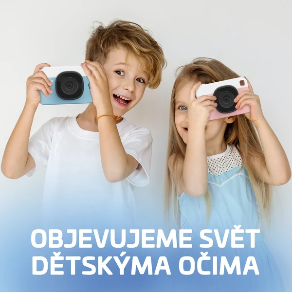 LAMAX PixelKid1 detský fotoaparát modrý - Fotoaparáty - Obrázok 55658f36a67a424e86df772e25b1fe50