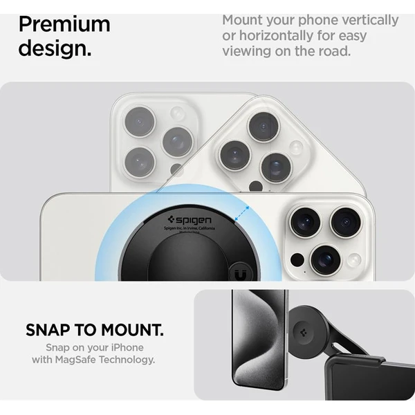 Spigen Teslá TapLock MagSafe Car Mount Holder držiak na obrazovku čierny - Držiaky - Obrázok 557564ce781a480daa67e936c95a3031