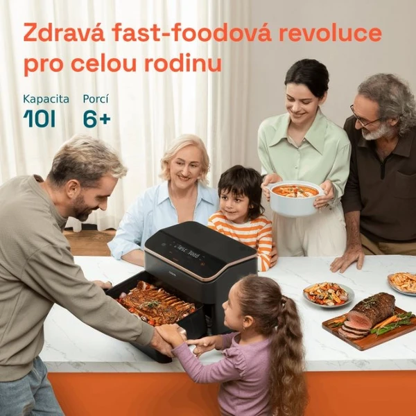 Cosori TF101S Dual blaze TwinFry 10l vzdušná fritéza čierna - Fritézy - Obrázok 55782df7c94543de9ee92e7a5b3583c2