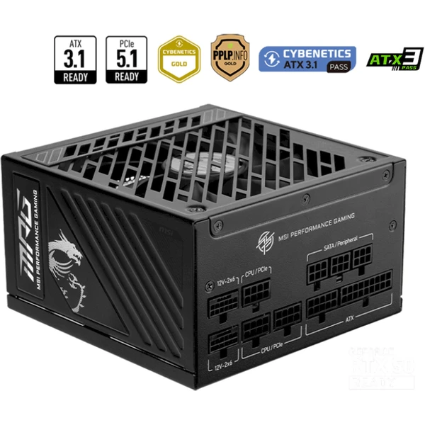MSI MPG A1000GS PCIE5 1000W - Zdroje - Obrázok 558H000L01