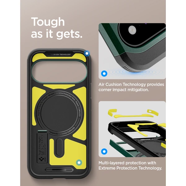 Spigen Tough Armor MagSafe, abyss green - Google Pixel 11 - Puzdra - Obrázok 558d7d6d7f1c45bbb6fb82e65b9da051