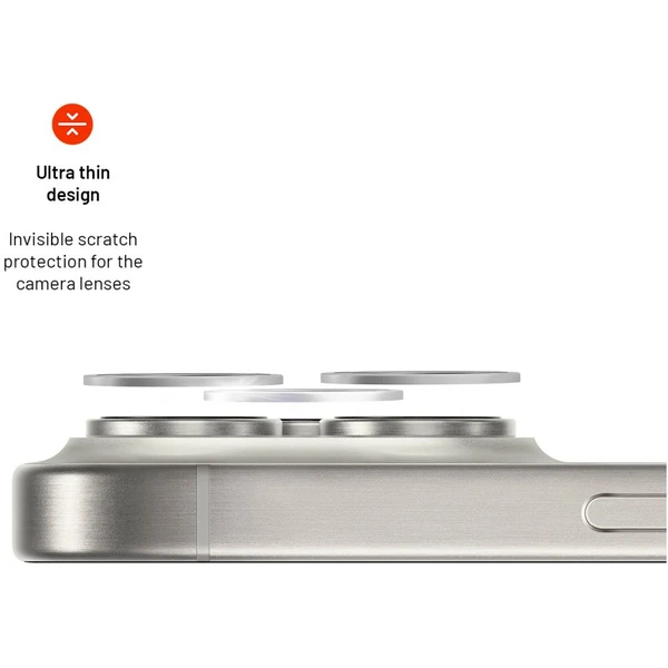 FIXED Sapphire Camera Glass ochranné sklá Apple iPhone 15 Pro/15 Pro Max strieborná - Ochranné fólie a sklo - Obrázok 558ecd20427d456b9caa1e134de6b7a5