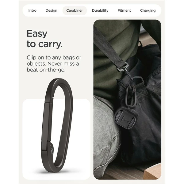 Spigen Rugged Armor puzdro Google Pixel Buds 2a matne čierne - Puzdra - Obrázok 5591b9b315ef43ea9db2da61c13dffff