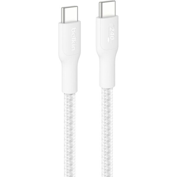 E-shop Belkin BOOST Charge PRO USB-C/USB-C napájací kábel 240W 1m biely