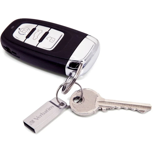 VERBATIM Flash Disk 16GB Metal Executive, USB 2.0, strieborný - Flashdisky - Obrázok 55R2000P01