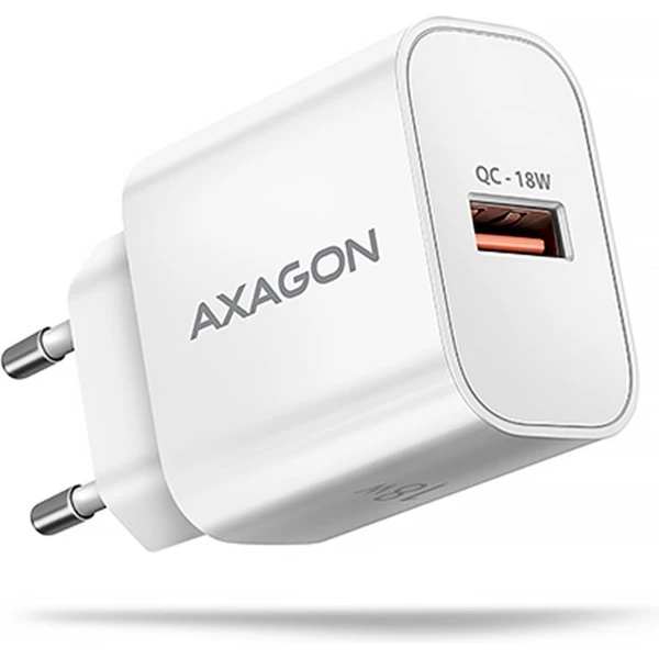 AXAGON ACU-QC18W nabíjačka do siete 1x port 18W biela - Nabíjačky - Hlavný obrázok