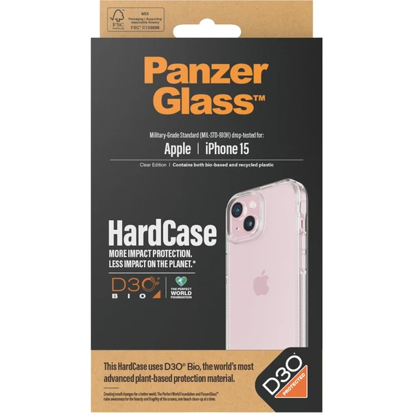 PanzerGlass HardCase D3O Apple iPhone 15 - Puzdra - Obrázok 55TS100501