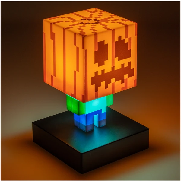 Lampička Paladone Icon Light Minecraft - Pumpkin Creeper - Lampičky - Obrázok 55WI000K01