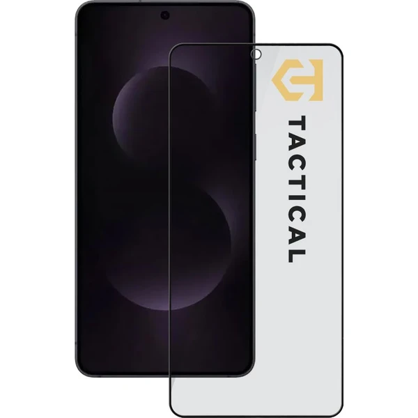 Tactical Glass Shield Privacy Stealth 5D sklo Samsung Galaxy S25 Edge čierne - Ochranné fólie a sklo - Hlavný obrázok