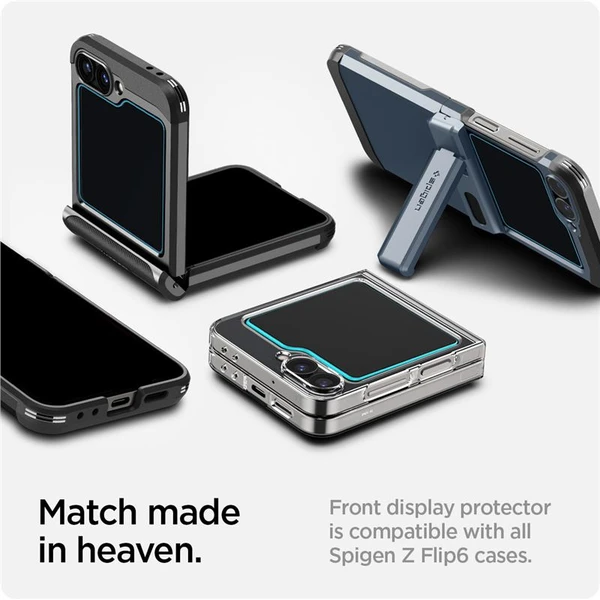 Spigen Glass TR EZ Fit Cover sklo Samsung Galaxy Flip6/Z Flip7 FE (2 ks) - Ochranné fólie a sklo - Obrázok 55b843e435e549a6ba1f11c552e5b312