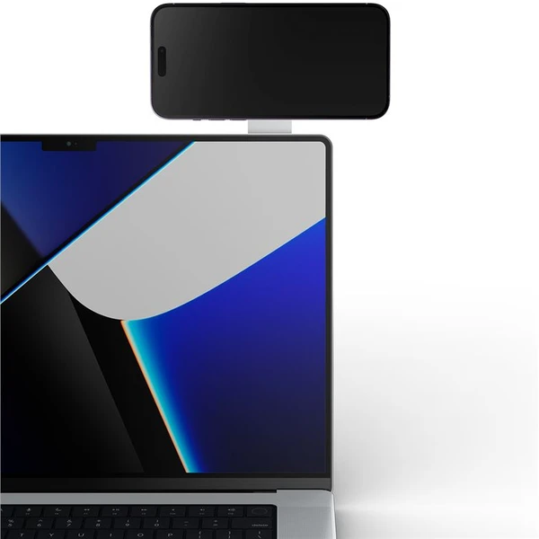 Spigen OneTap Monitor/Laptop Mount S312 nalepovací MagSafe držiak strieborný - Držiaky - Obrázok 55df7d8388964bc5a85e5df63e6f51de