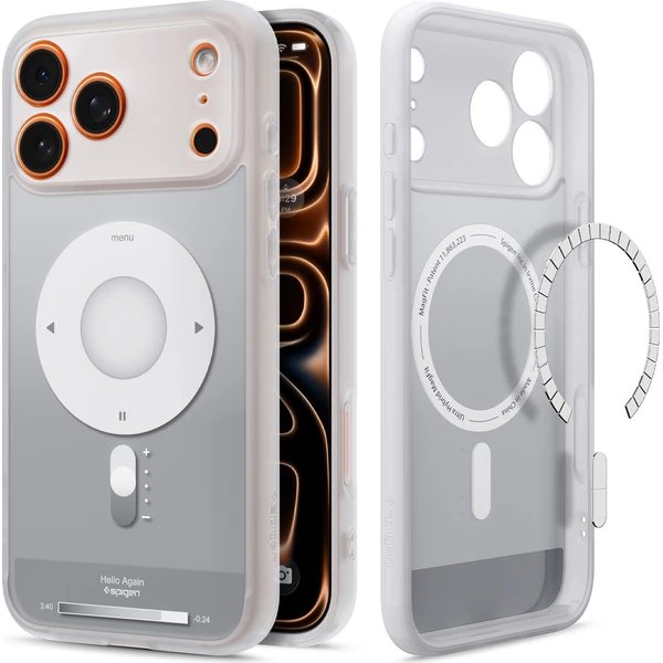 Spigen Ultra Hybrid MagSafe kryt iPhone 18 Pro/17 Pro classic silver - Puzdra - Obrázok 55ec5c6656b44ea4a552d0c6b06d705c